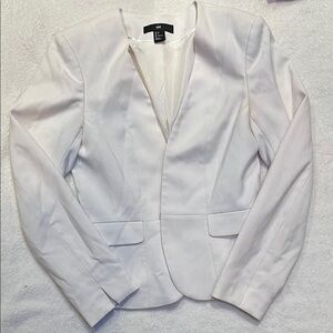 H&M Women's Elegant Cream Blazer